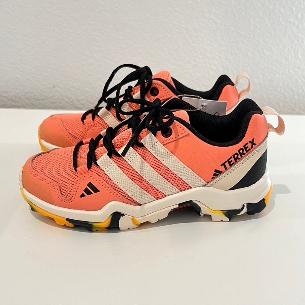 Kids Unisex Adidas TERREX AX2R K Coral White Child Toddler Shoes